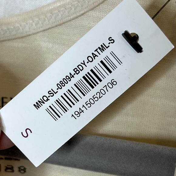 Victoria’s Secret Adore Me Havyn Bodysuit Oatmeal Cream Size Small Scoop Neck - Picture 9 of 13